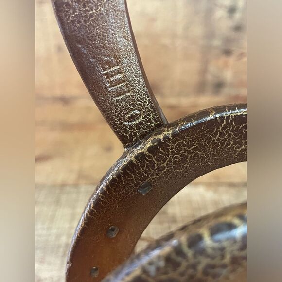 Horseshoe Western Decor Cowboy St.Croix Forge Steel salt/pepper/Napkin Holder - Picture 6 of 8